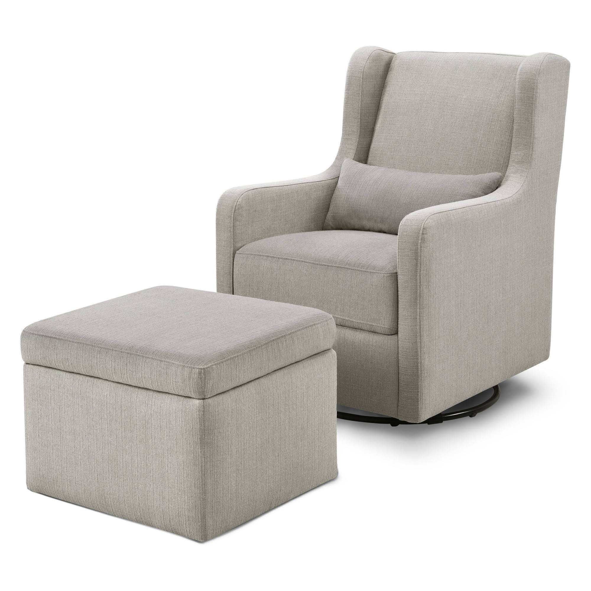 Carter's Adrian Swivel Glider with Storage Ottoman, ORQYBD_XXNR