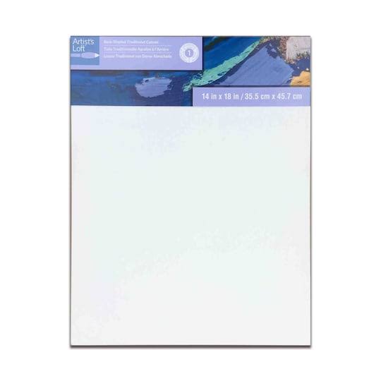 12 Pack: Level 1 Back Stapled Traditional Canvas by Artist's Loft in White | 14 UHLHCI_F8AC 12 Pack: Level 1 Back Stapled Traditional Canvas by Artist's Loft in White | 14 UHLHCI_F8AC