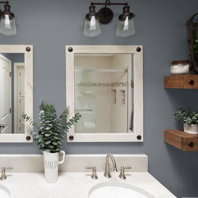 2 Piece Samara Farmhouse / Country Distressed Mirror Set Laurel Foundry Modern Farmhouse Finish: JINYR1_NEQO