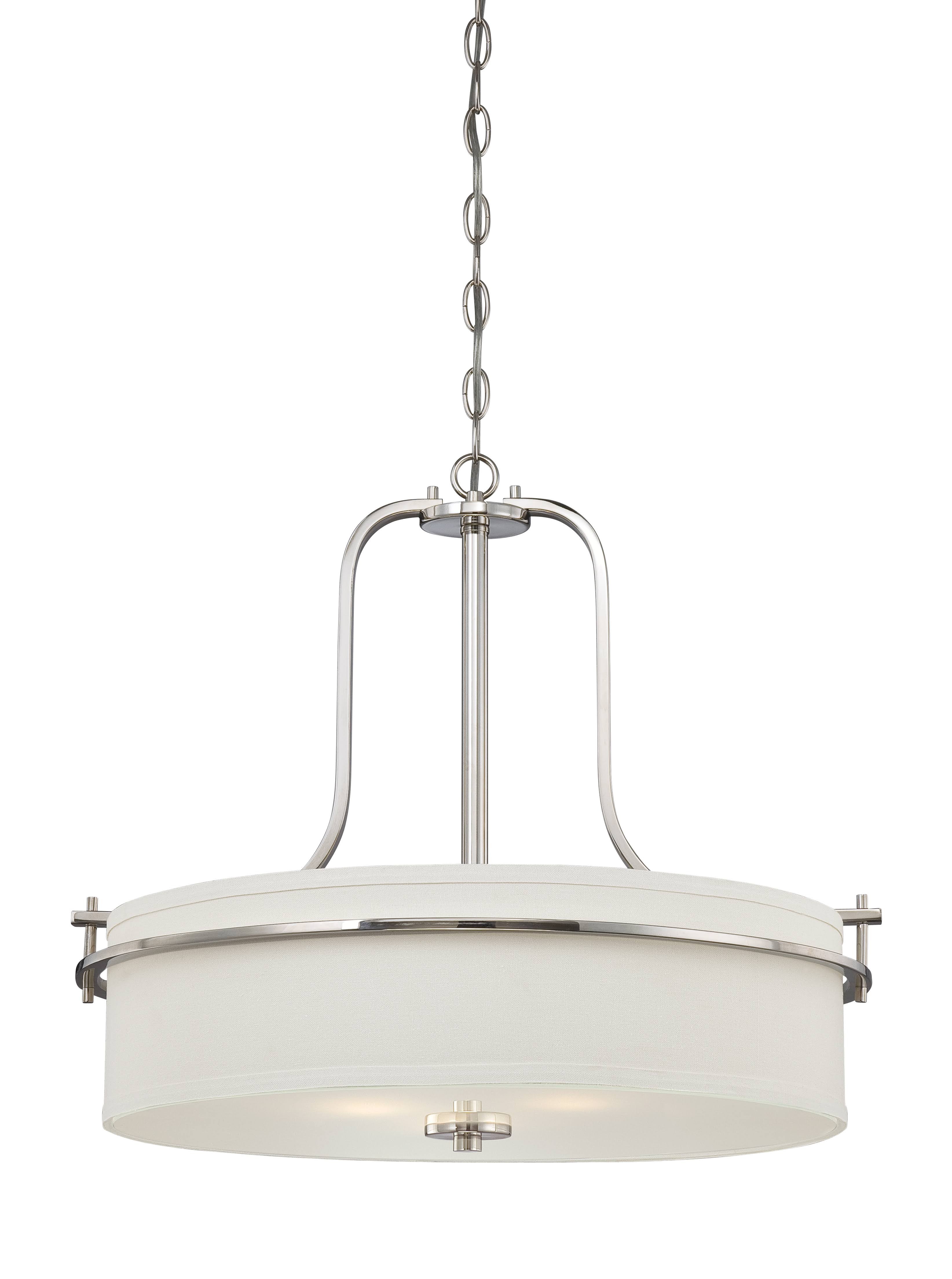 Nuvo Loren 3-Light Polished Nickel Pendant 60/WSLPFP_CEP2