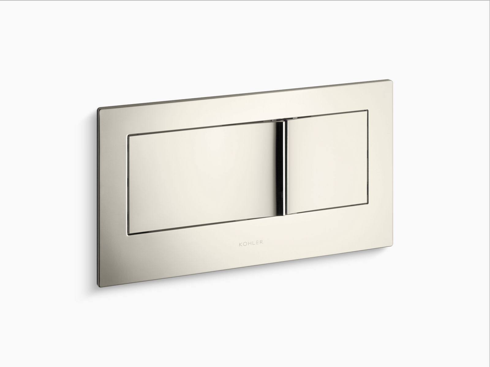 KOHLER K-6298-SN Veil Flush Actuator Plate, Vibrant Polished AXFDWY_QI7P