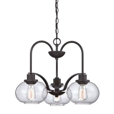 Paulsen 3-Light Shaded Classic / Traditional Chandelier Color Old 8BB3LQ_G8IC