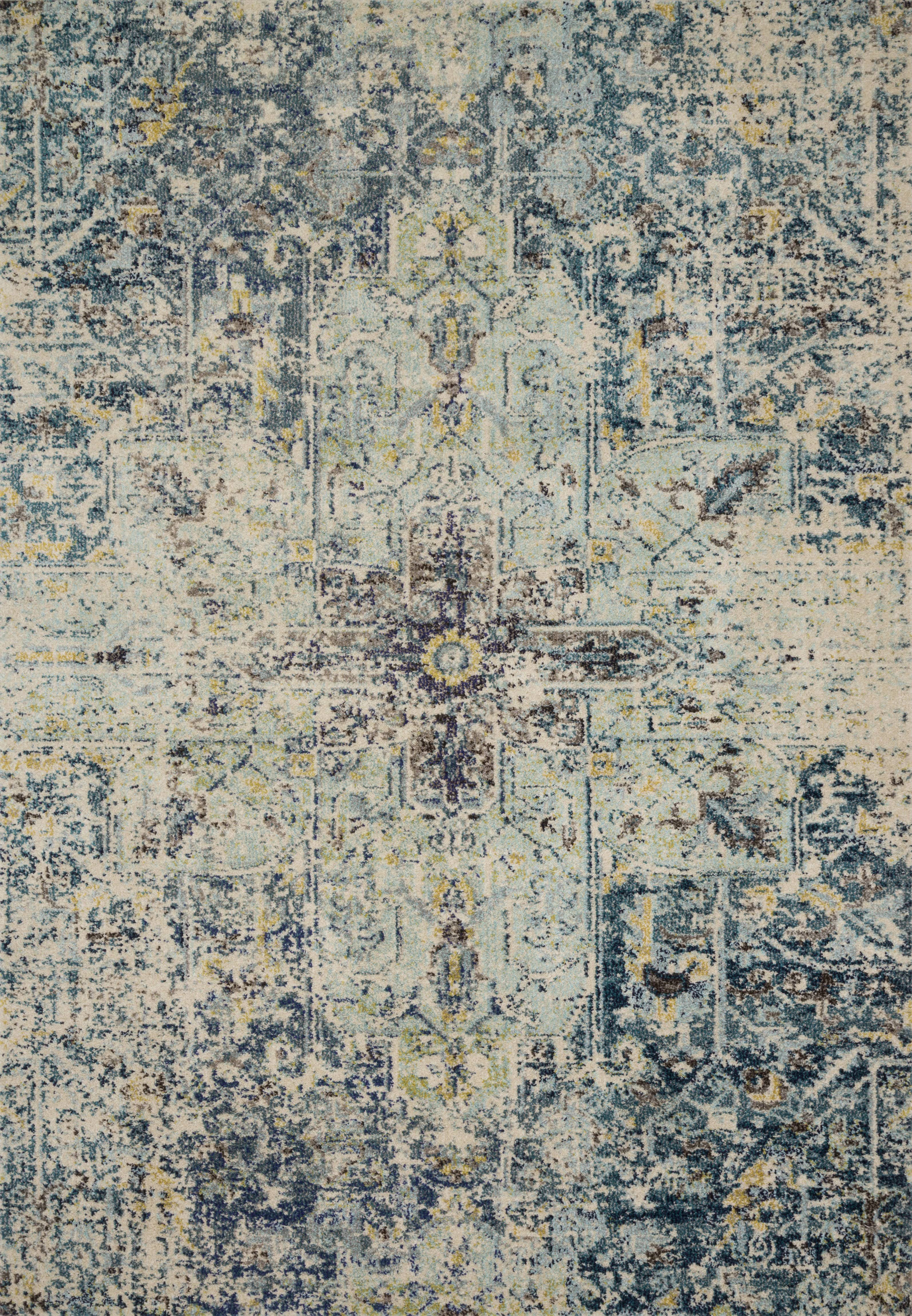 Loloi II Nadia NN-07 9' x 12' Aqua, Navy 2MICTR_9VUO