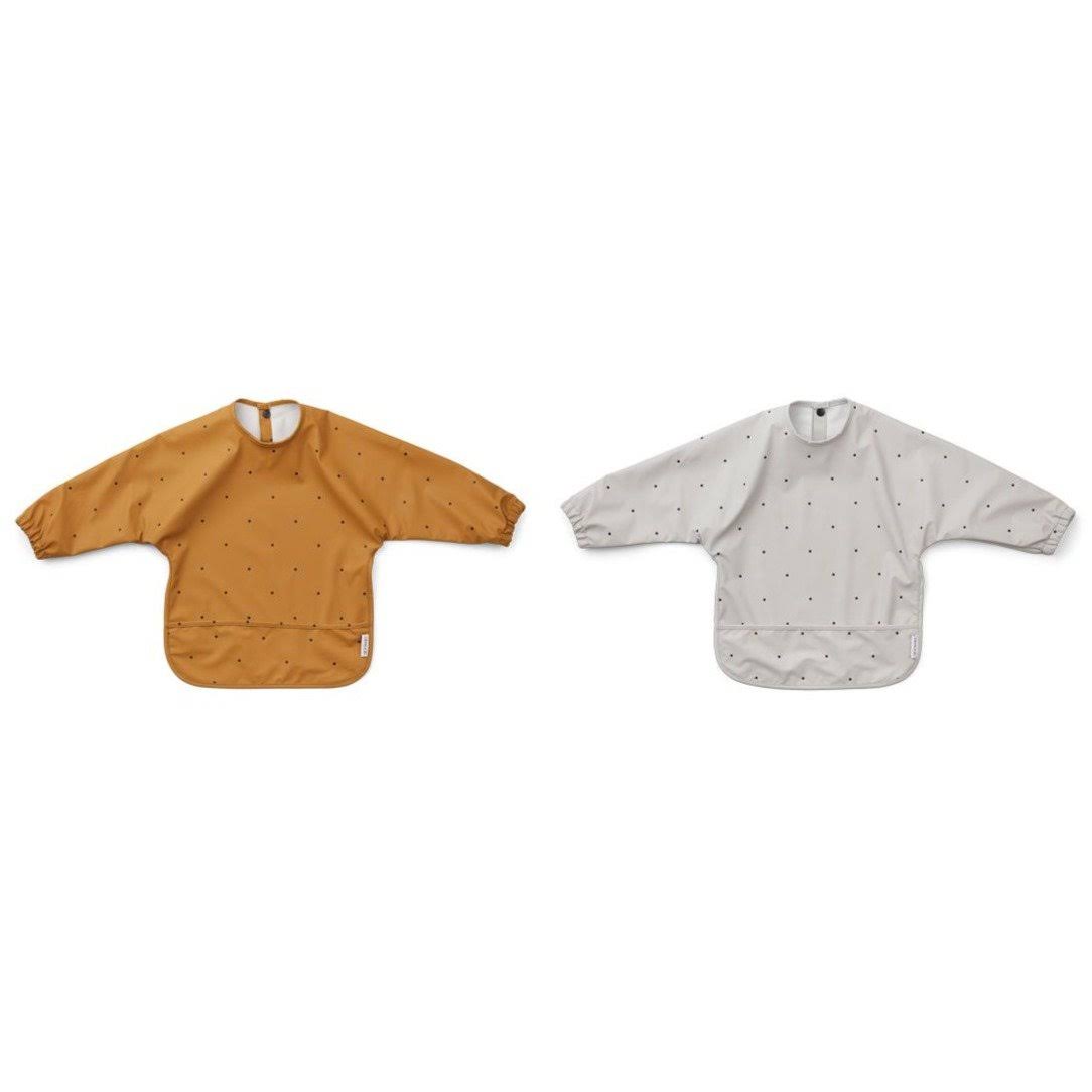 Liewood Kids - 2-Pack Merle Cape Bibs Classic Dot - One Size - RSRCGX_K5GS