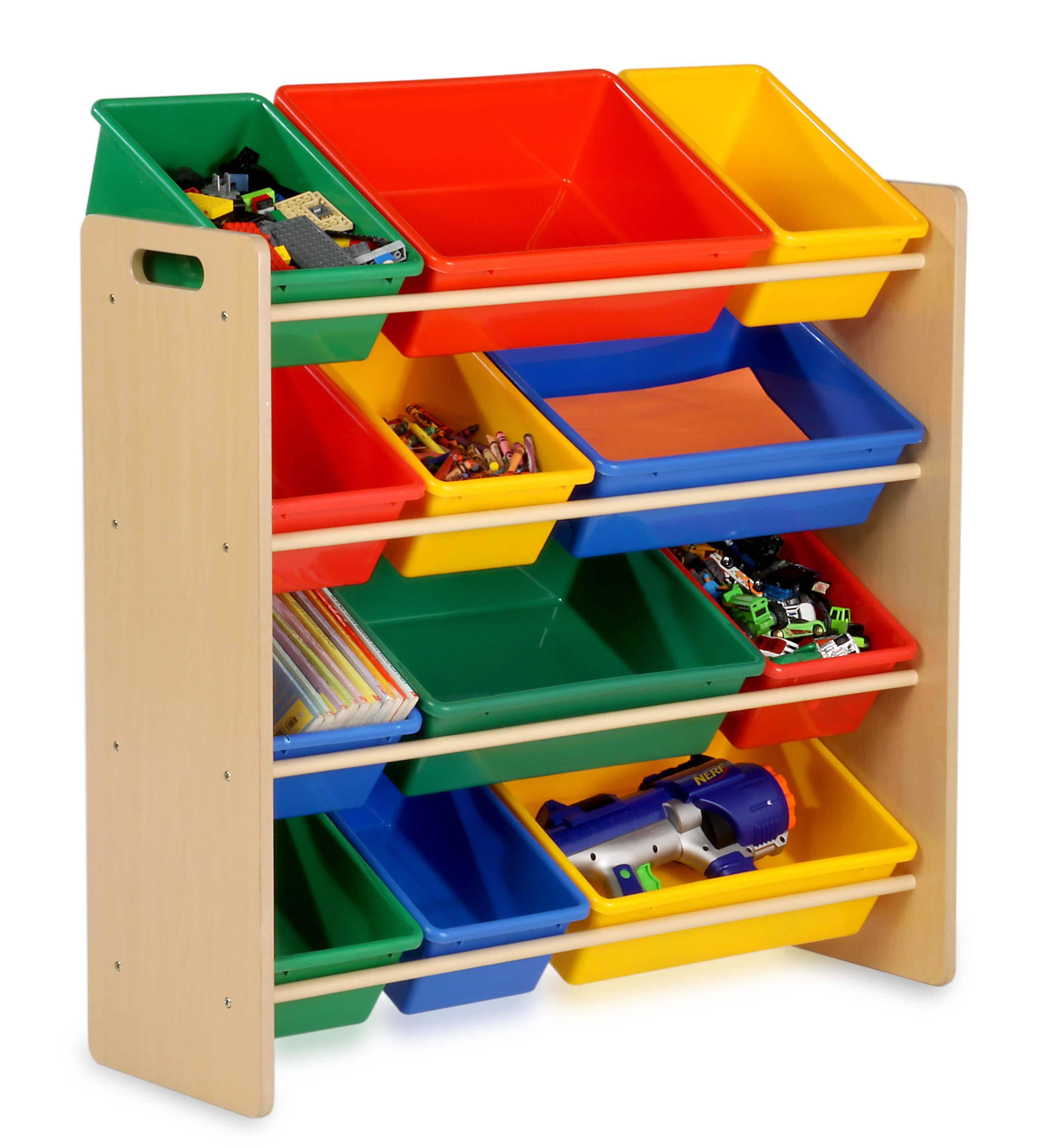 Honey-Can-Do Kid's Toy Organizer with 12 Storage Bins, ZIALW5_KBMI