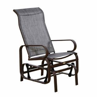 Outsunny Glider Swing Chair Seat Lounger Porch Rocker Outdoor Patio XT59YT_C7JG