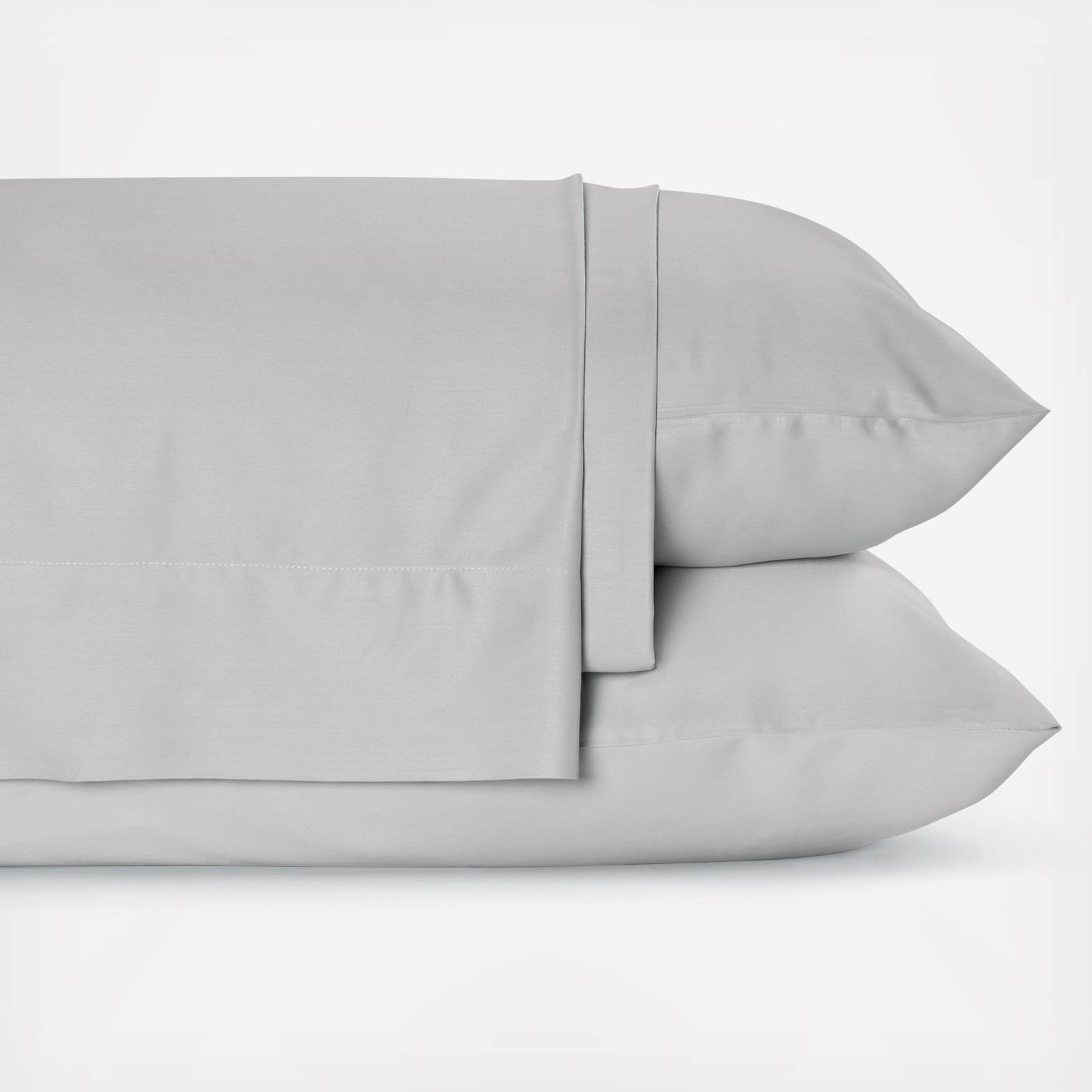 Nine Space Viscose from Bamboo Solid Sheet Set, Grey, 2OLJIB_EMTL