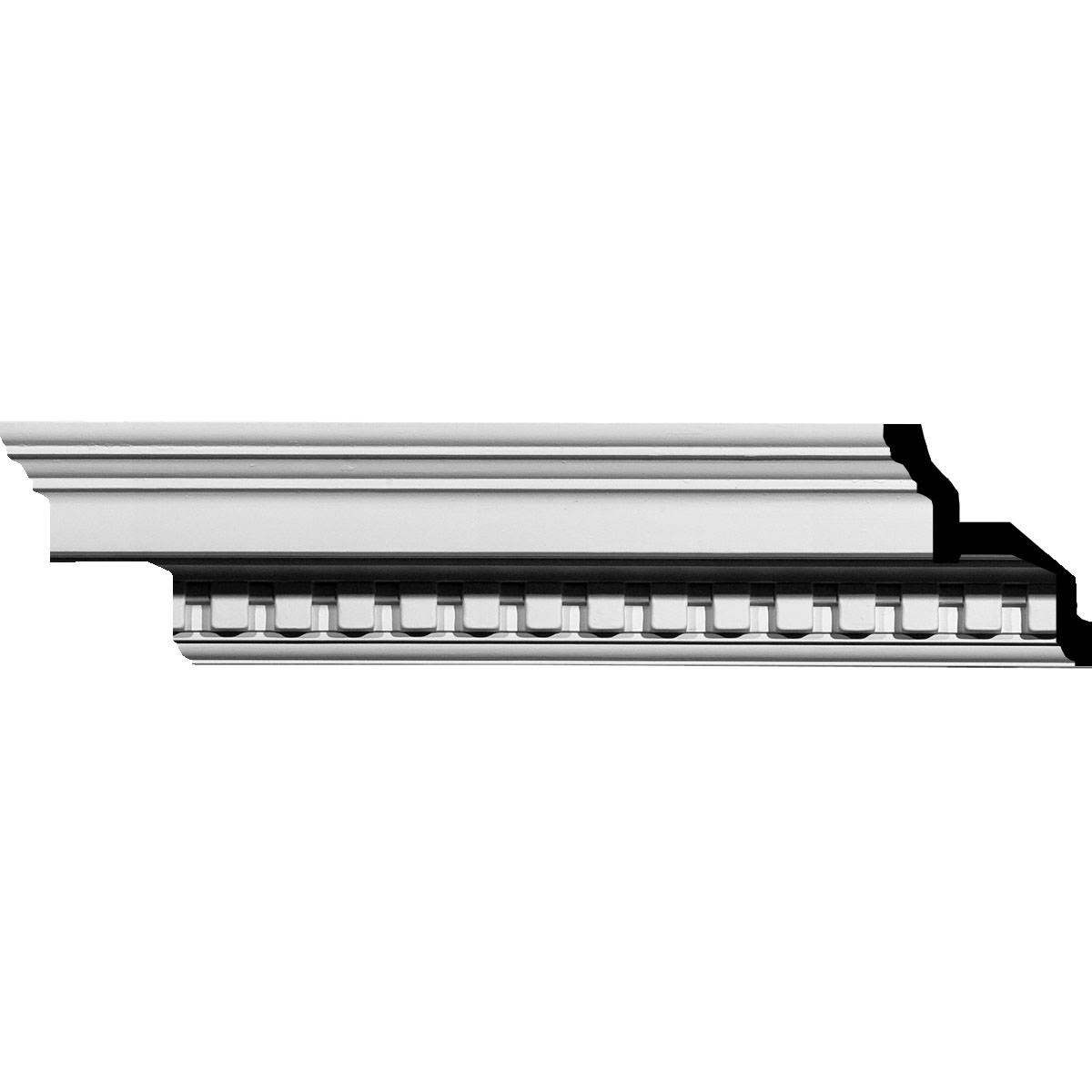 Ekena Millwork 4.50 in. Dentil Crown JNQLD2_CBZO