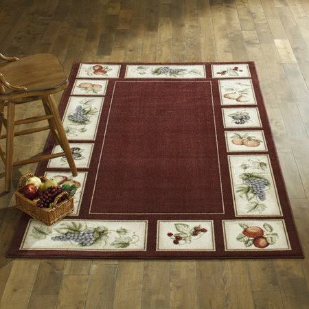Brumlow Mills Eden's Bounty Burgundy/White Area Rug, Size: 5' x 8' PO5DTO_YHC5
