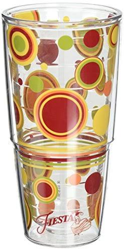 Tervis Fiesta Made in USA Double Walled Insulated Tumbler, 24oz-2pk, Sunny T4JEBT_GIBE