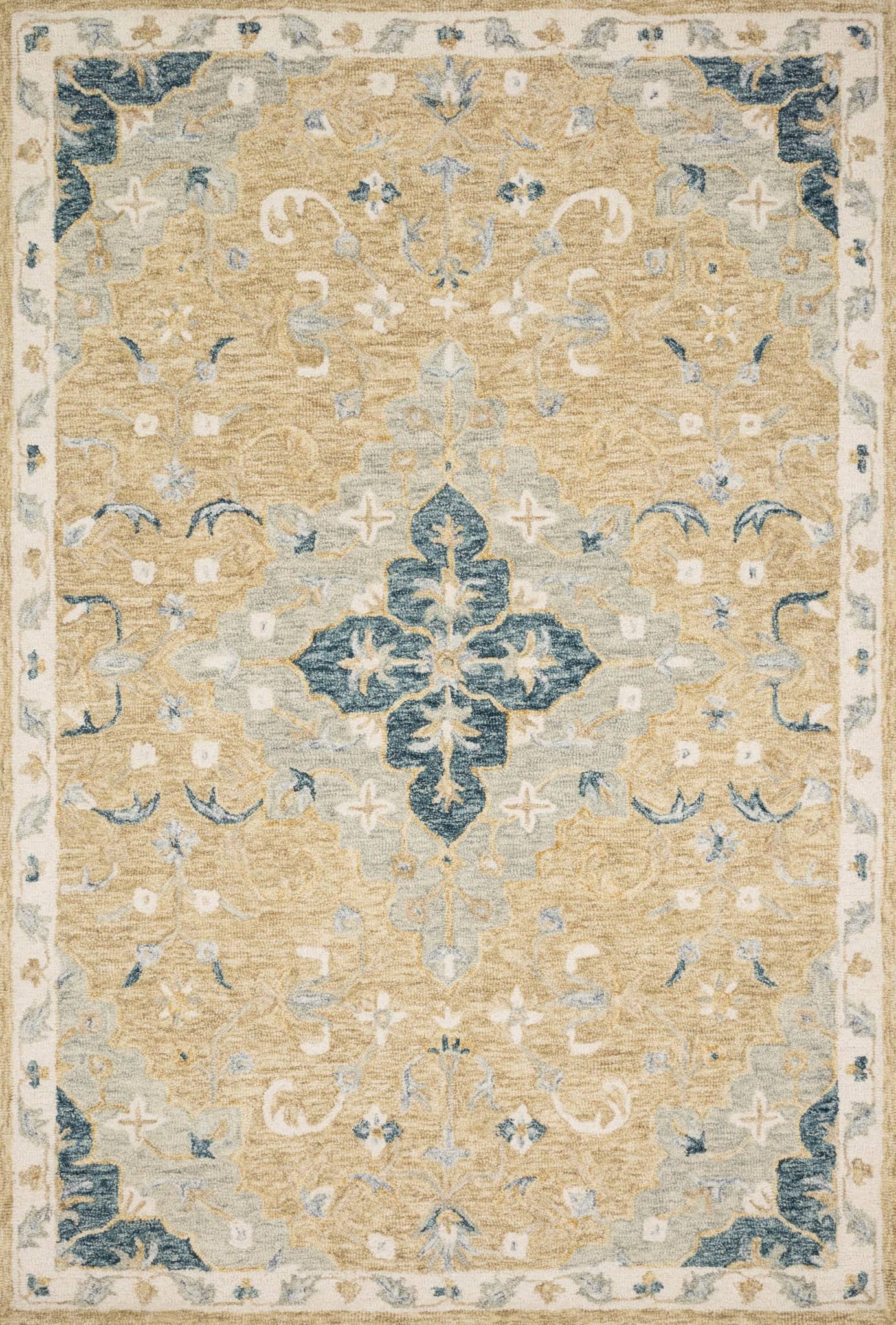 Ryeland by Magnolia Home RYE-04 Wheat/Multi Rug Runner 2'QMPOI3_5YBO