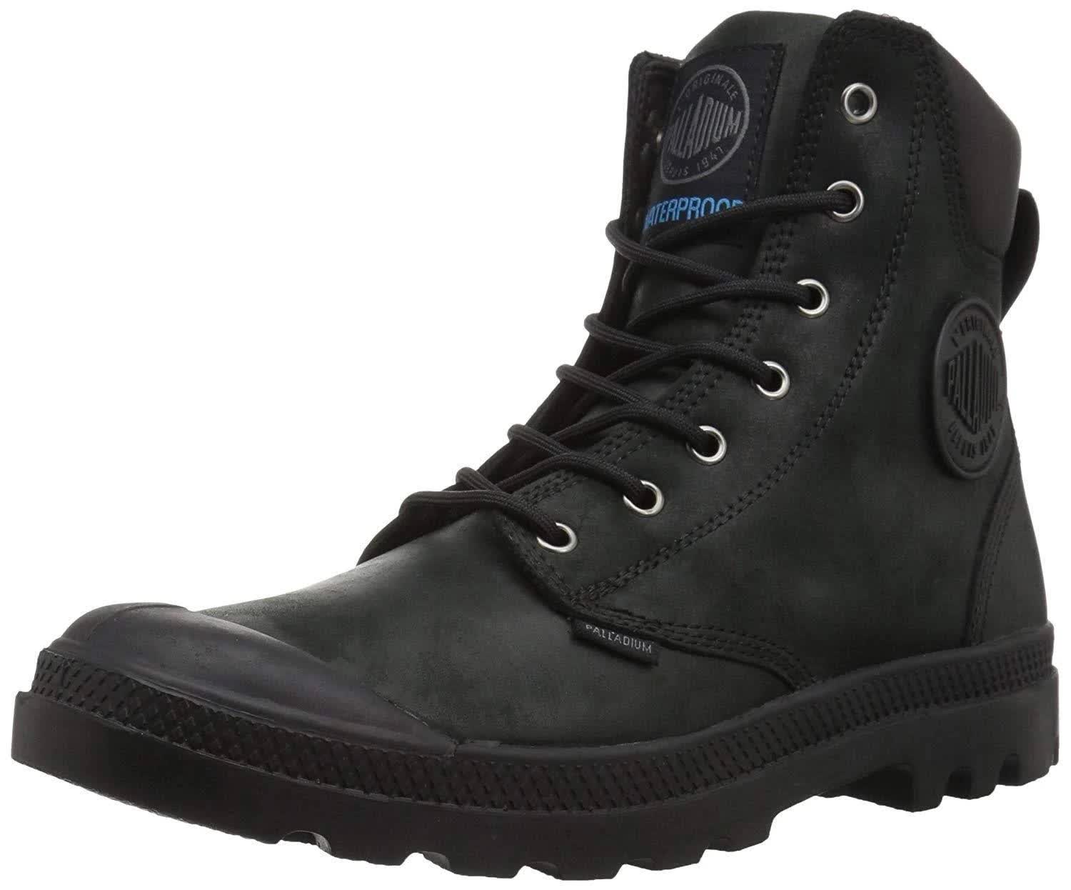Palladium Pampa Cuff WP Lux Black/Black, Size 3.AKBNOS_CSMP Palladium Pampa Cuff WP Lux Black/Black, Size 3.AKBNOS_CSMP