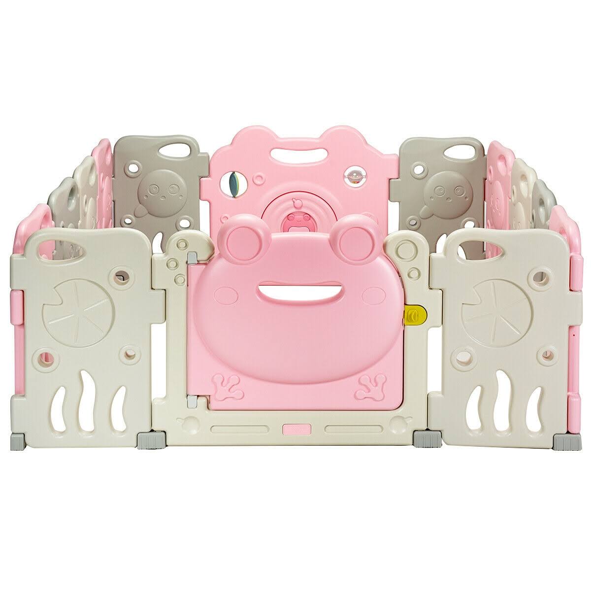 Baby Playpen Activity Center Safety Play Yard Cute QGNRAZ_QQTE
