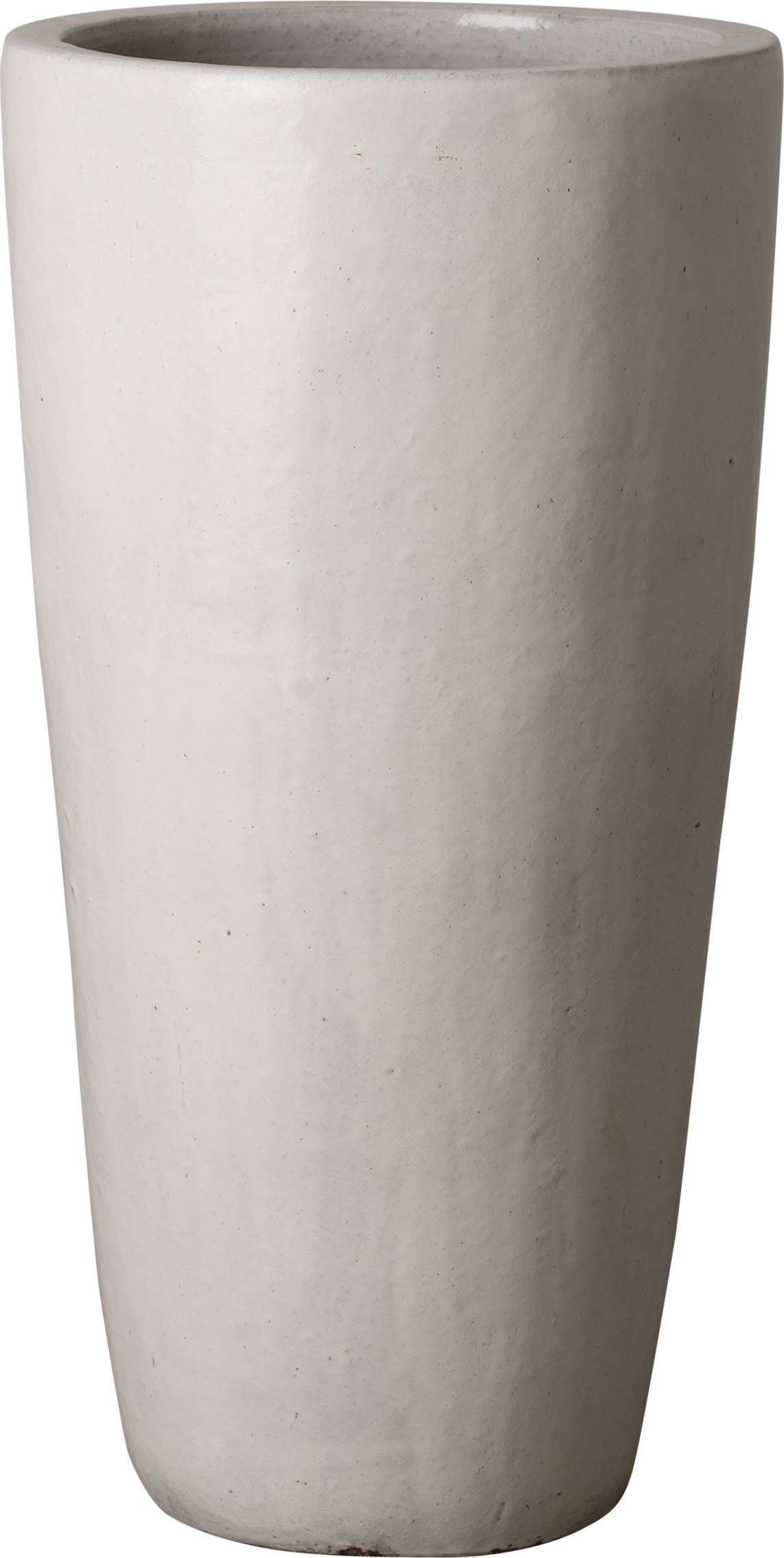 Emissary 36 in. Tall Round Distressed White Ceramic LEV4JB_DKNB