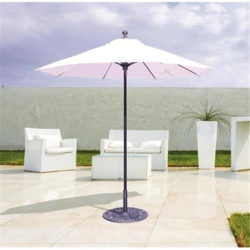 Galtech 7.5 ft. Black Commercial Use Umbrella - Terra Cotta GR4VRD_ZWOE