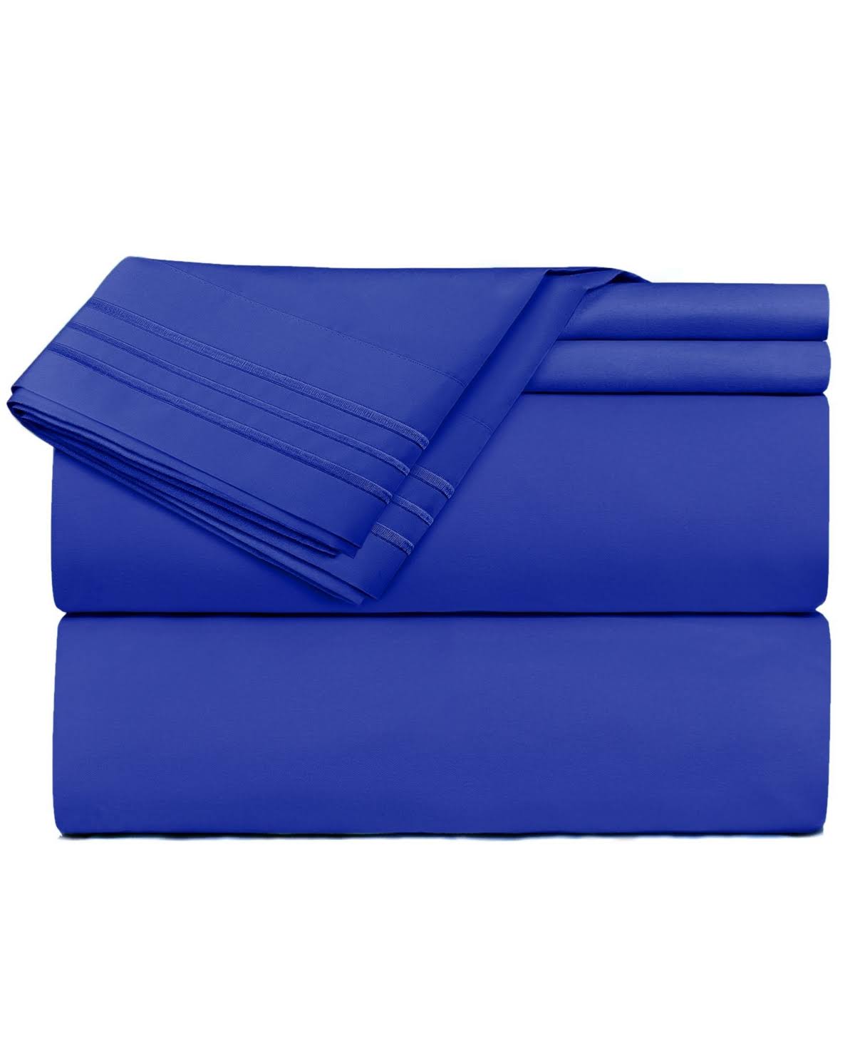 Premier 1800 Series Deep Pocket 4 pc. Sheet Set, Queen - Royal MWRZUM_TXIW