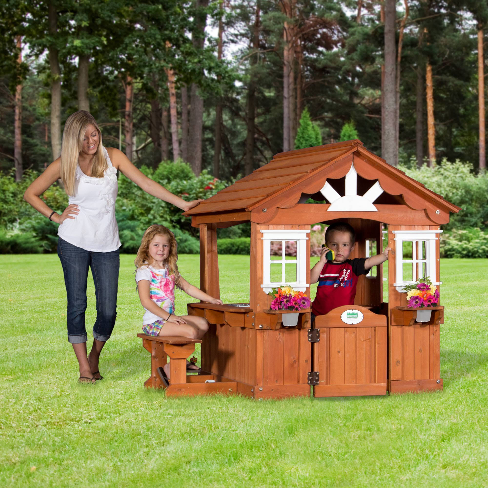 scenic Playhouse - Playhouses | Backyard Discovery Shipping Assembly O6VZFR_Z74W