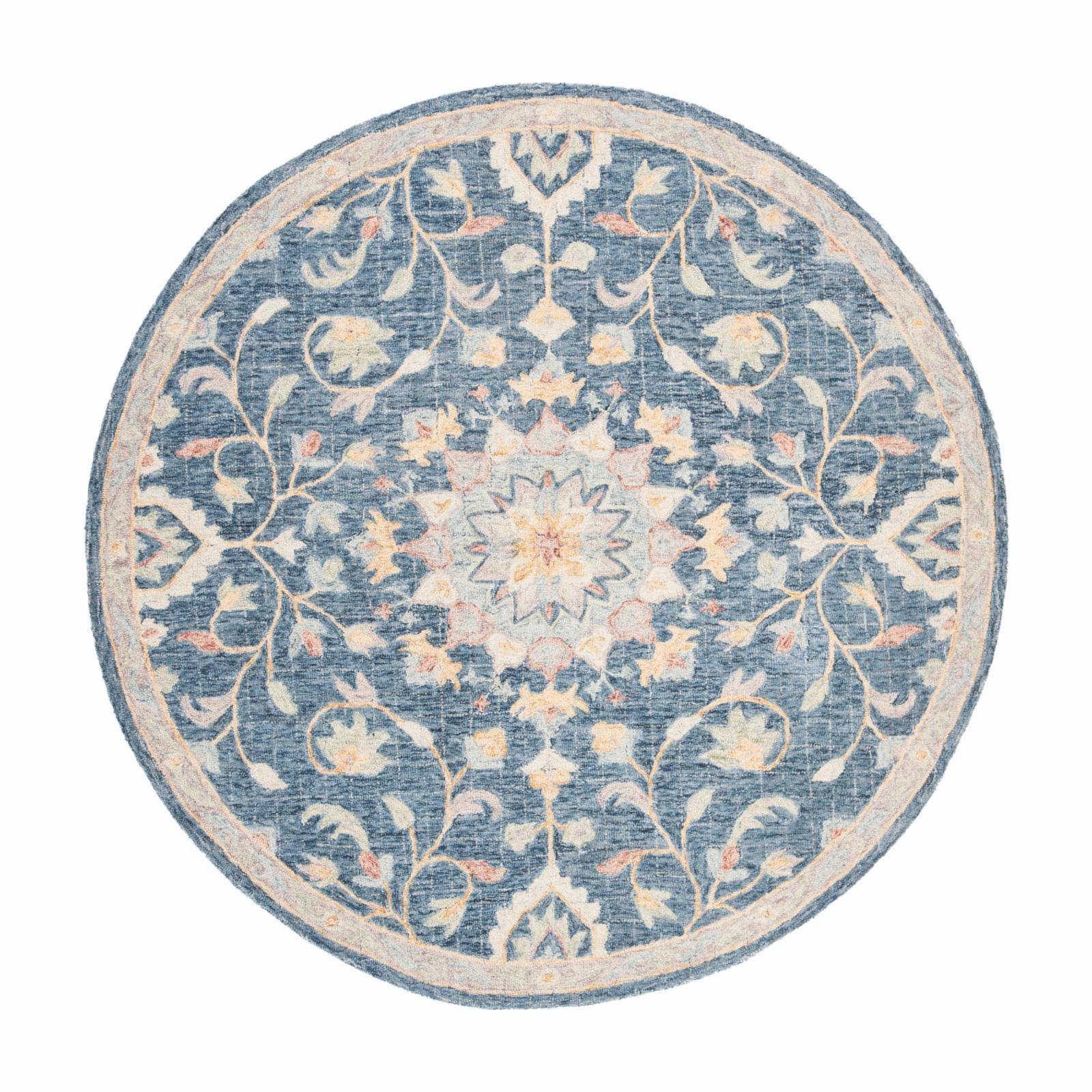 Safavieh 4' x 6' Blossom BLM813N Navy Multi H0LOWZ_URWO