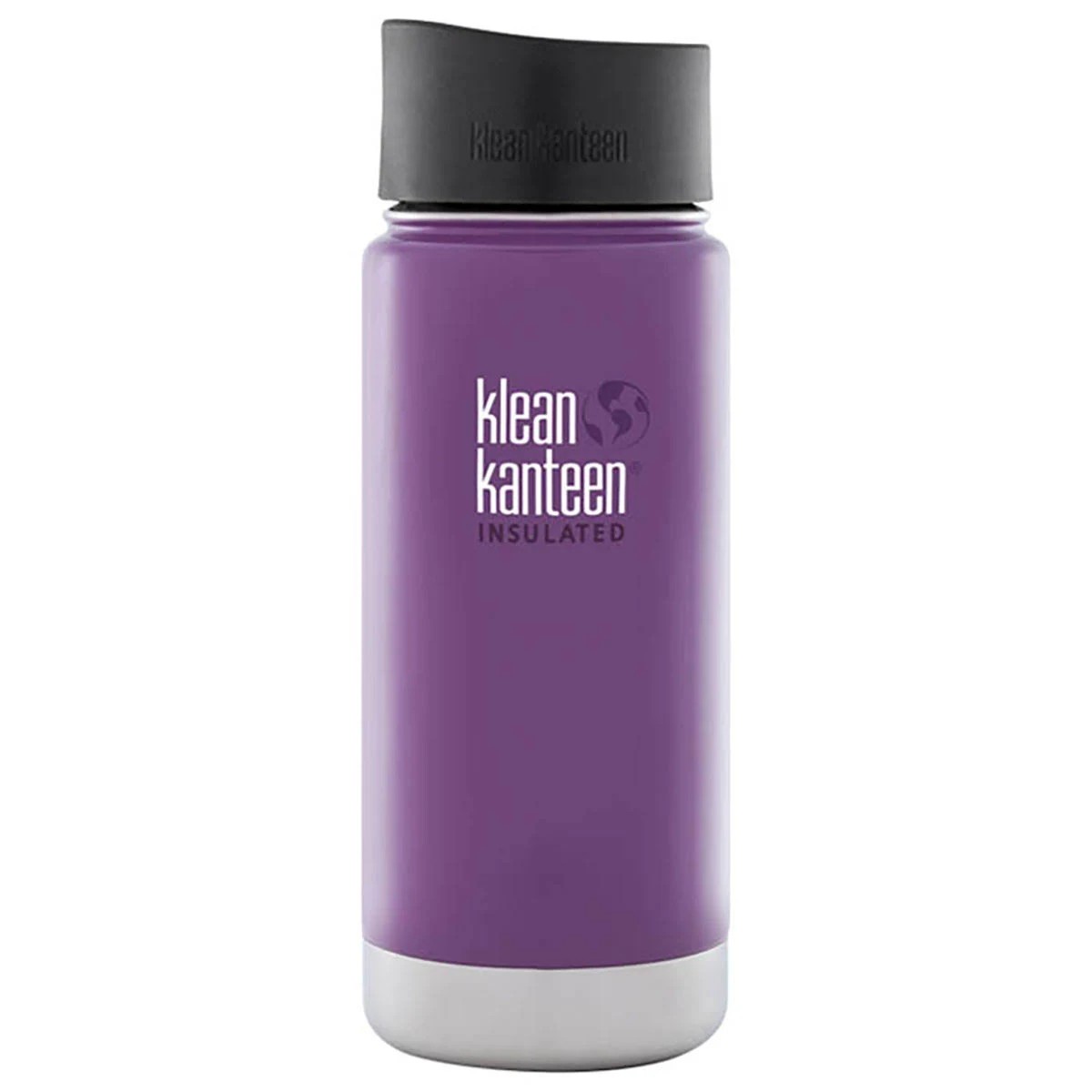 Klean Kanteen Vacuum Insulated Wide Stainless Steel Bottle with Cafe, 16 8AVPNI_AKRM