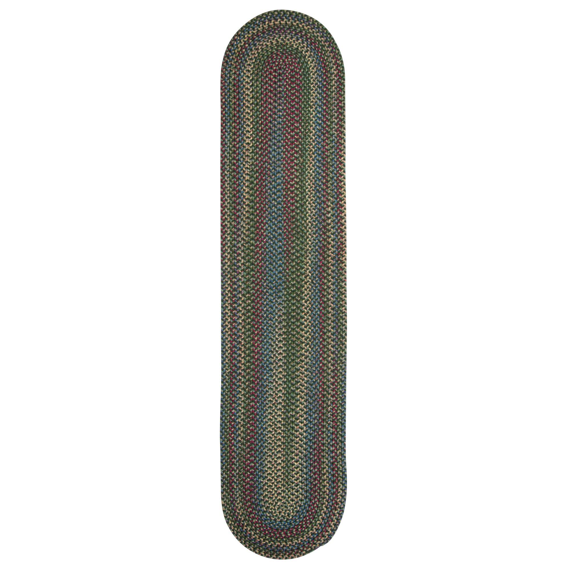 Colonial Mills Worley Dark Green Rug - 30 in x 192 in Runner TLTLSL_2QJJ