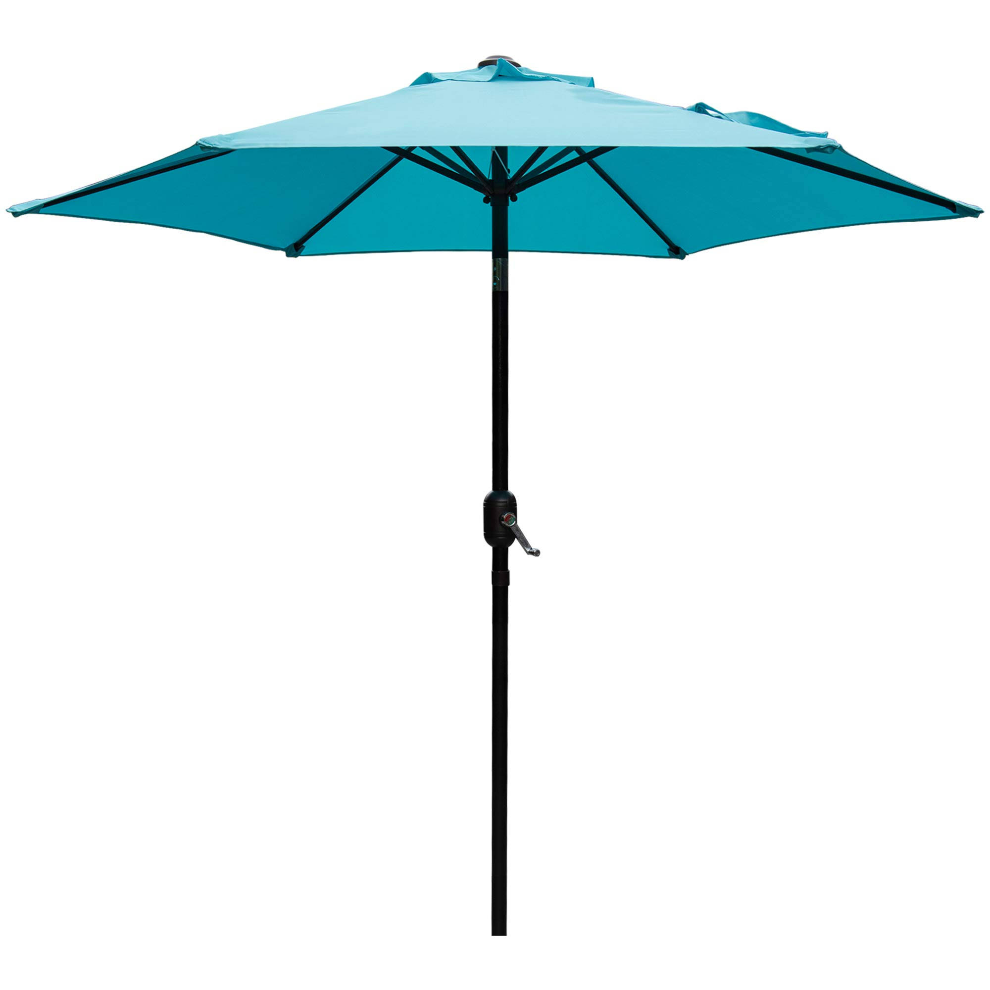 Abba Patio 9' Fade Resistant Sunbrella Fabric Patio Umbrella Outdoor Market with Auto Tilt and Crank, ALTSJN_IZAV