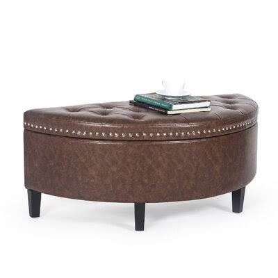 Roxann Upholstered Flip Top Storage Bench Alcott Hill Color/Pattern 02E0HM_PGFD