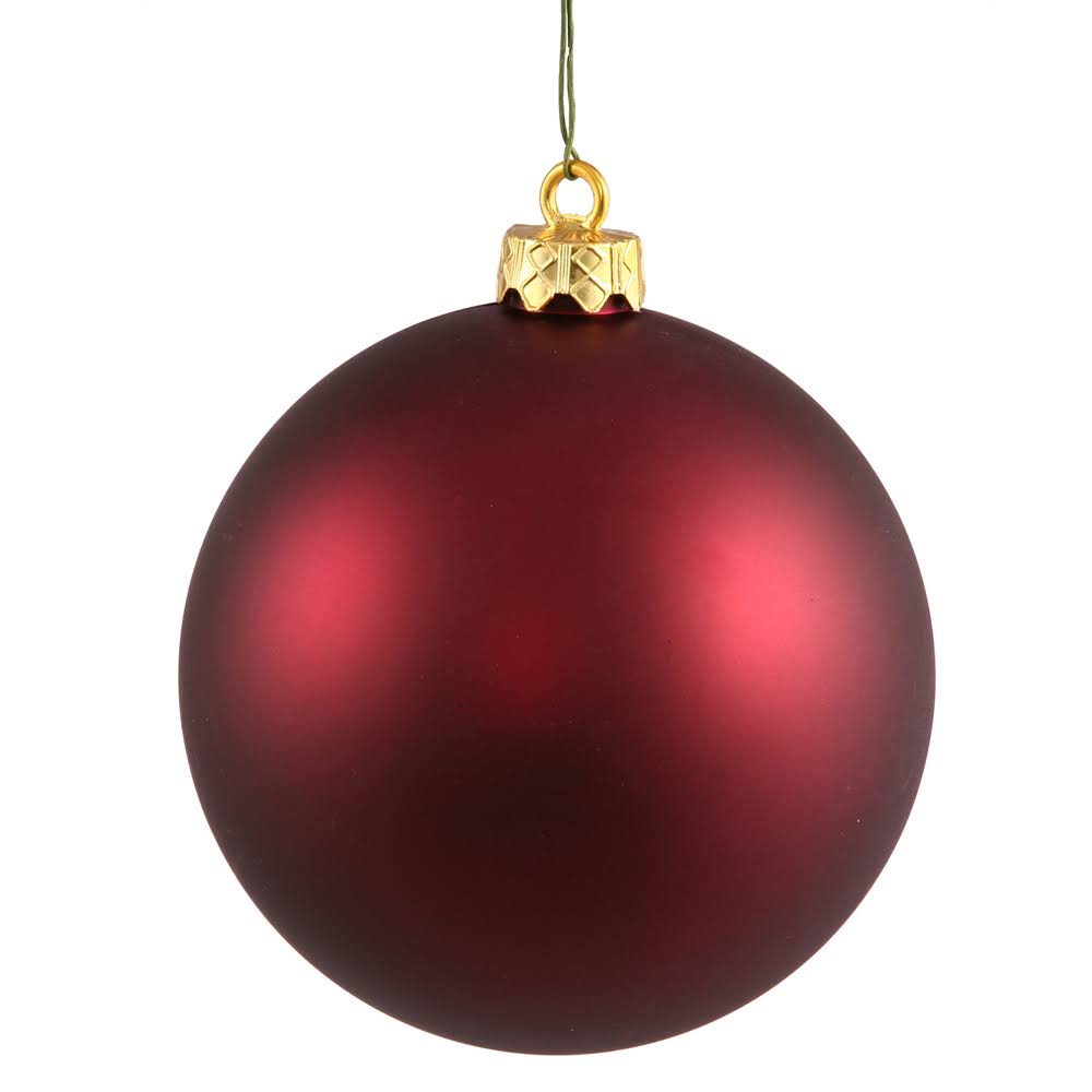 Vickerman 12 in. Matte Ball Ornament JCJT8F_KNLR