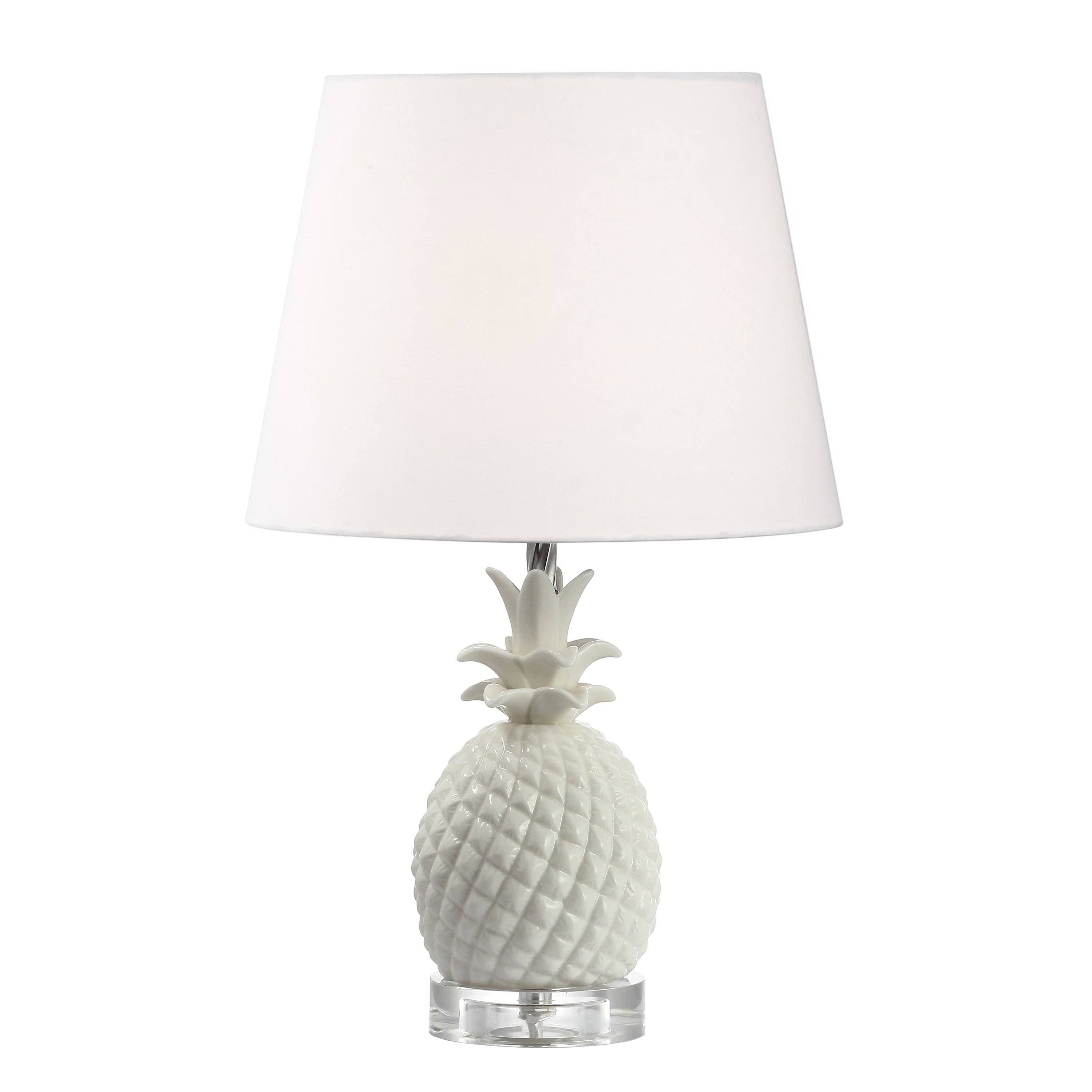 Dainolite 1 Light Incandescent Table Lamp, White 184T-1072XK_VMOU