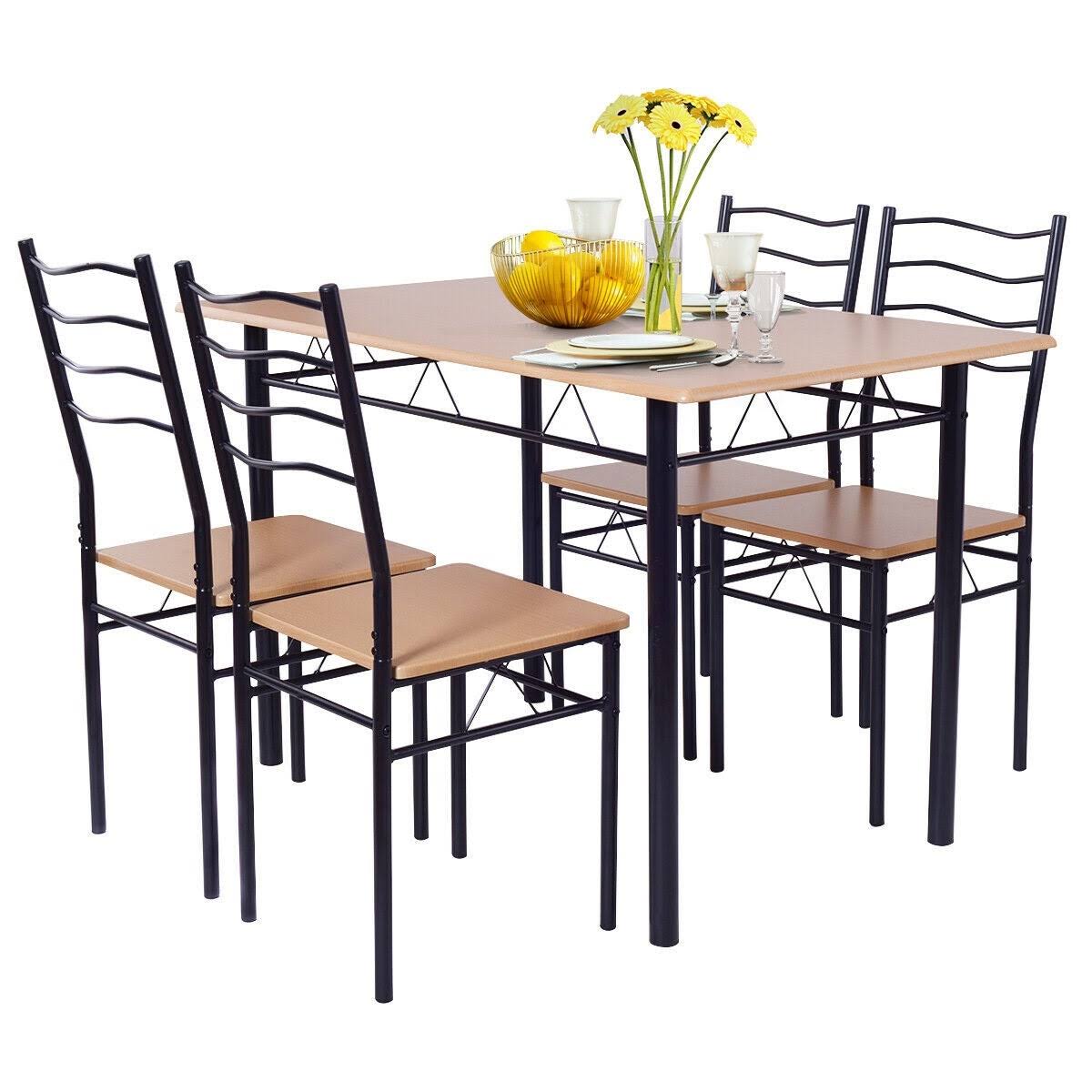 Costway 5 Piece Dining Table Set 29.88WGND_8EWE