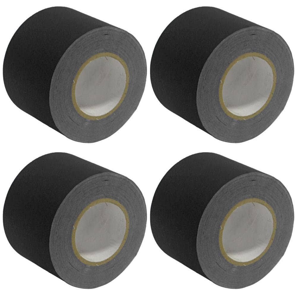 Seismic Audio - SeismicTape-Black604-4Pack - 4 Pack of 4 inch Black Gaffer's Tape - 60 Yards per U8GEYT_VCJ1