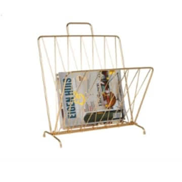 Present Time - Gold Magazine Rack - 59OYUN_NV4M