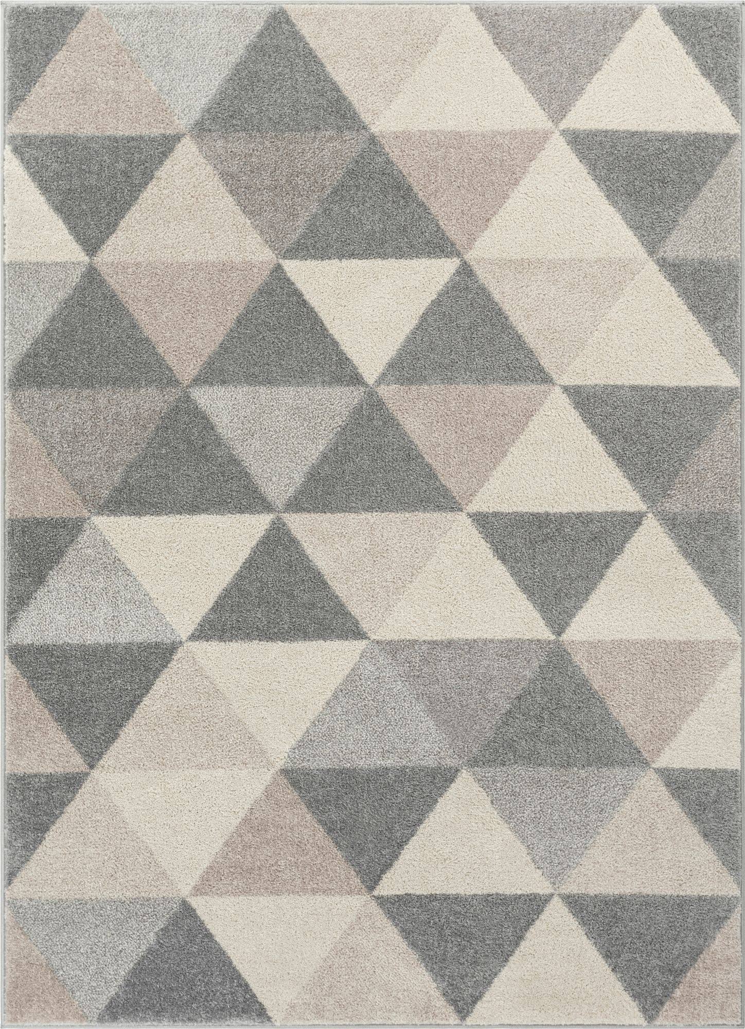 Well Woven Mystic Alvin Modern Geometric Grey 7 ft. 10 in. x 9 ft. 10 in. Area XMY7EX_AVUO