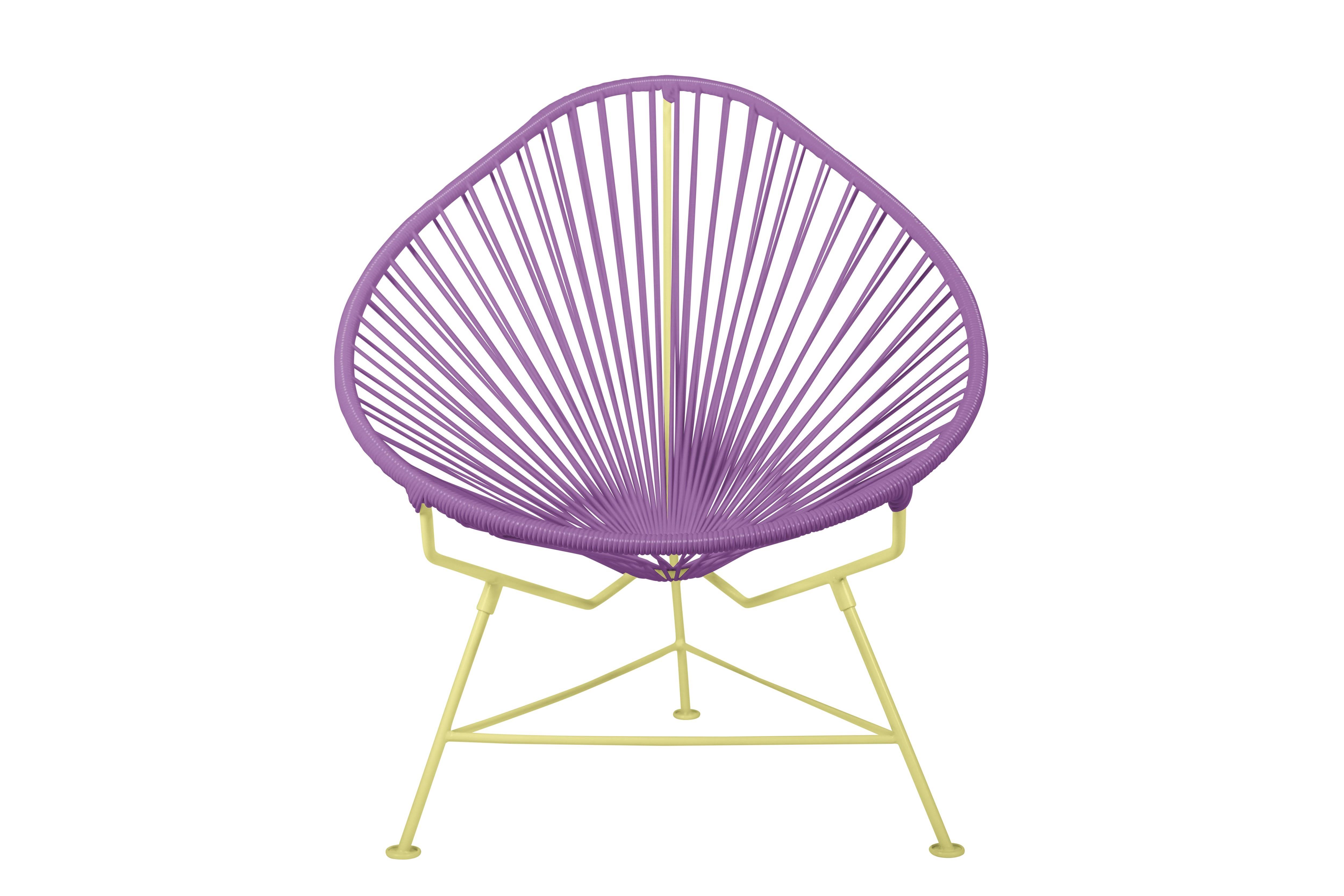 Innit Acapulco Chair - Yellow Frame - Orchid / CZRYUJ_AU92