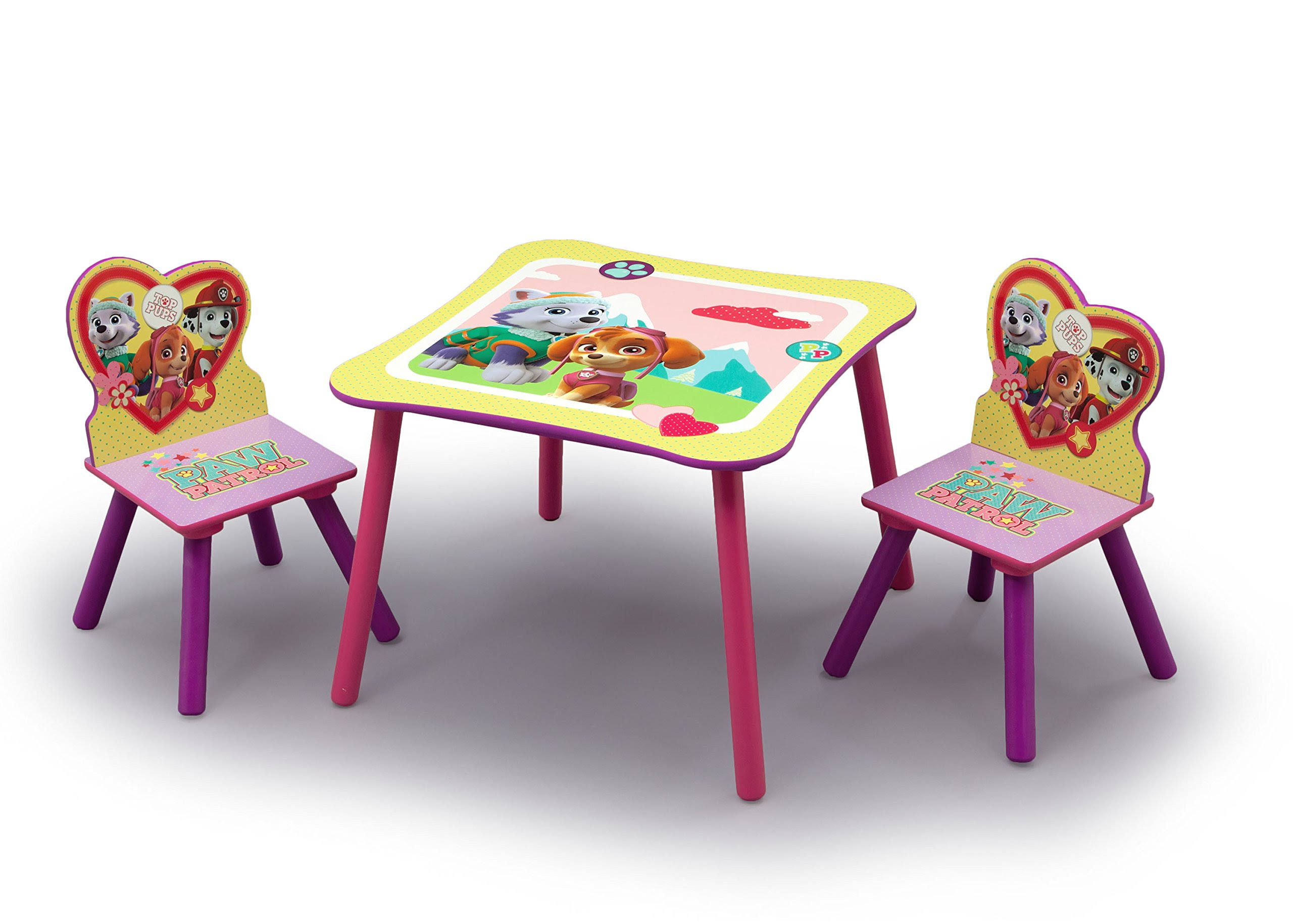 Nick Jr. Paw Patrol - Skye and Everest - Kids Table and Chairs JEOLA1_RI37
