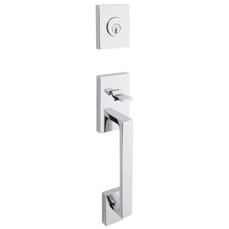 Baldwin SC.LAJXSQU.R.CSR.SMT La Jolla Right Handed SmartKey Single Cylinder Keyed Entry Handleset with Square L2TS97_CGJ7