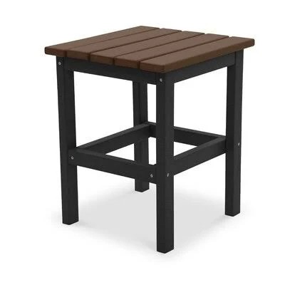 Parkside Plastic Side Table August Grove Color: BLACK/UKJIP6_7ONM