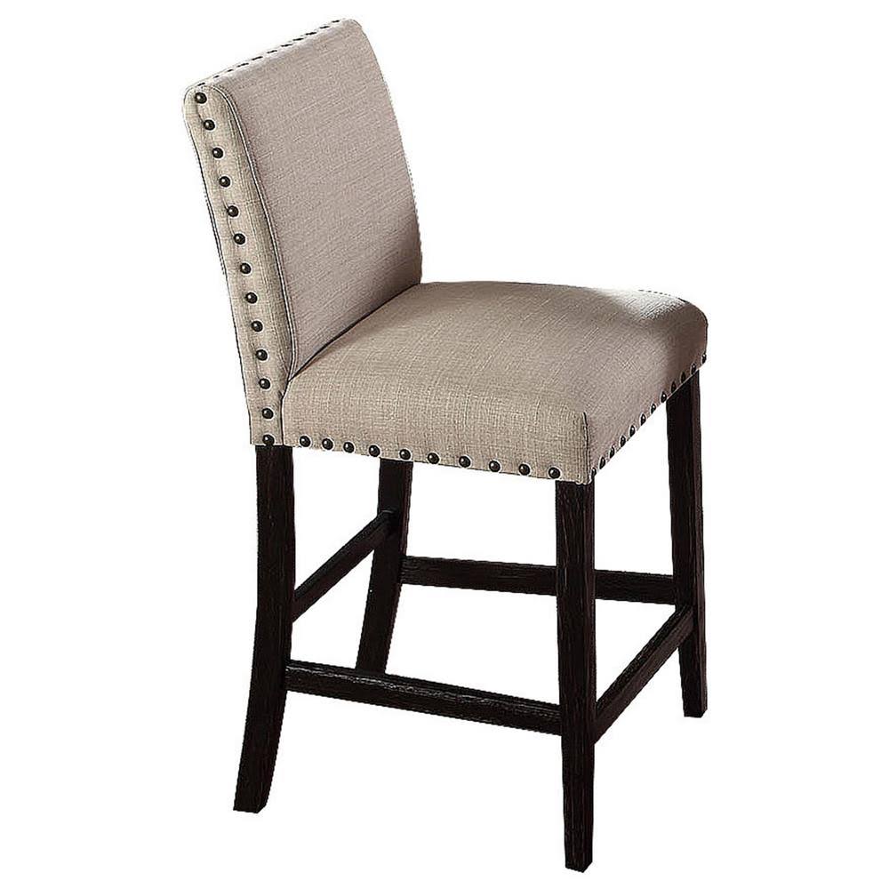 Best Master Furniture Antique Black Counter Height Chairs, Set of 3KCBOL_ERWI