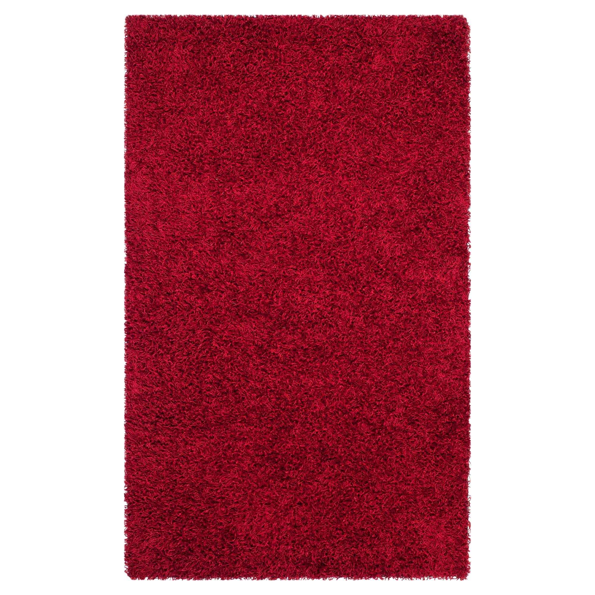 Safavieh Shag Red Area Rug; 8' x 10' PMZHDD_UMEH