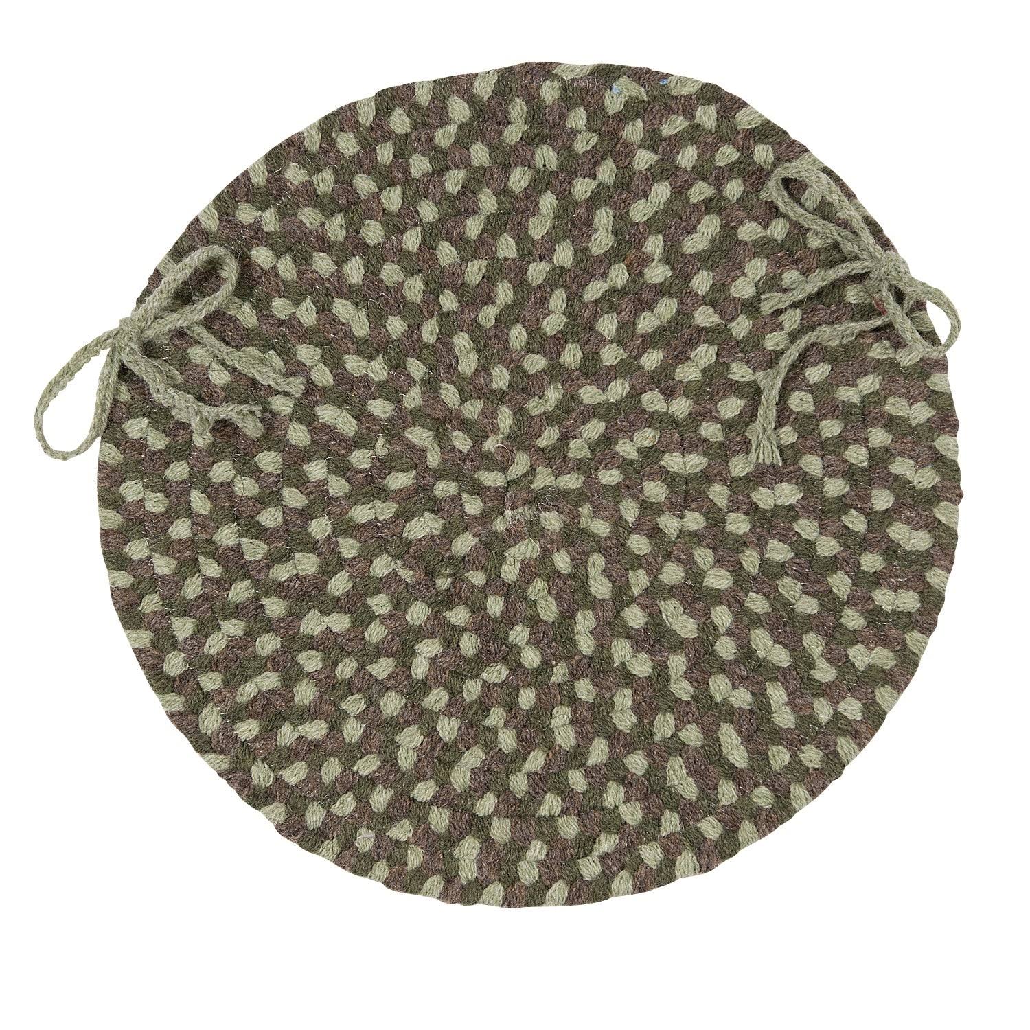 Colonial Mills Bc63a015x015 Boston Common - Moss Green Chair Pad (Set 4) V22PYX_MWT8