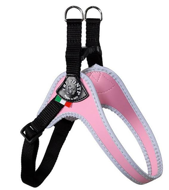 Adjustable Belly Harness: Pink, Size 4.QZAGXC_BSEE