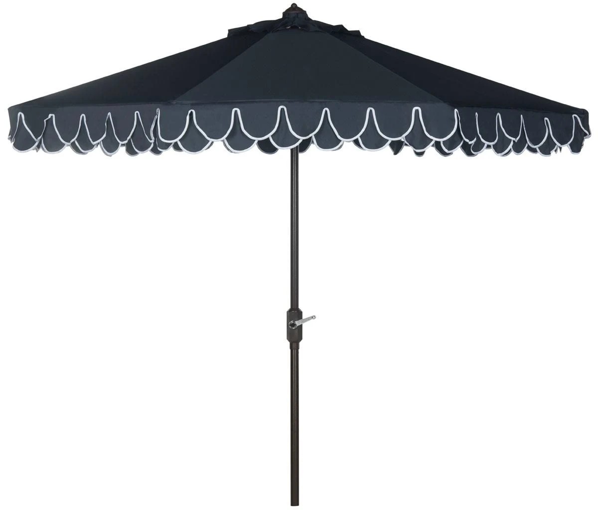 Safavieh Elegant Valance 9ft Umbrella - Navy/GEL2SP_YC2P