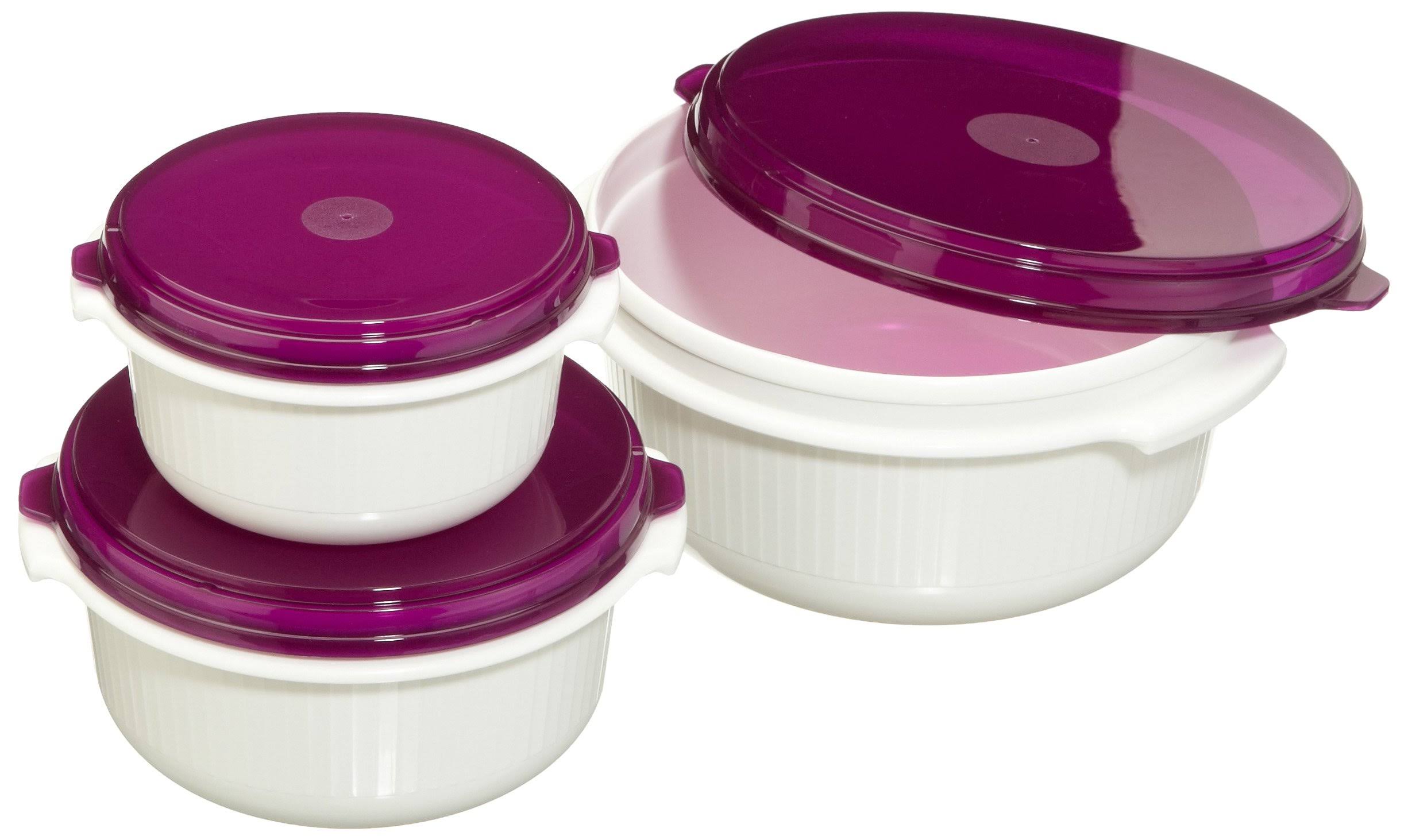 Emsa Micro Family Microwave Dish Starter-set Set of 3 White ZEPSOM_JPKW