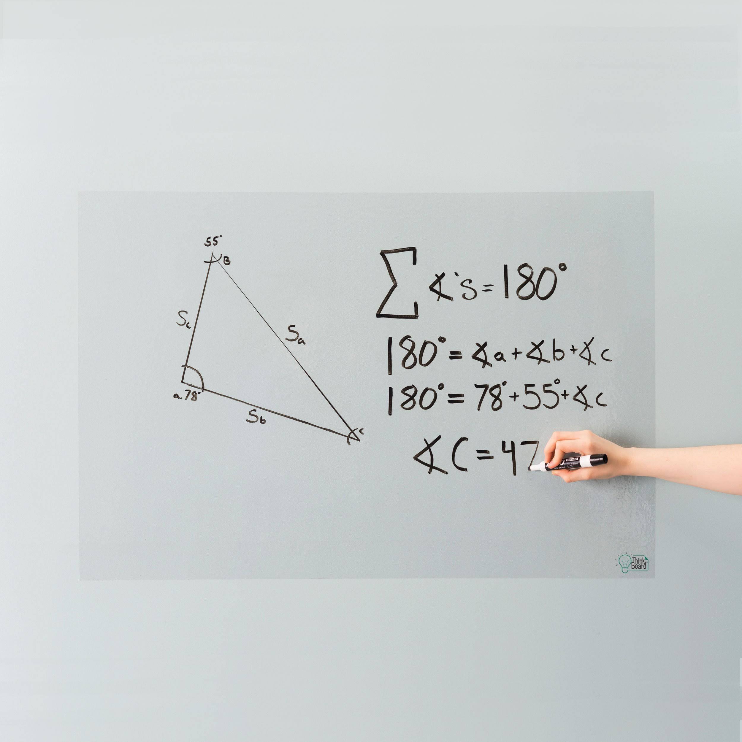 Think Board Medium - Clear Peel Stick Dry Erase Board, SMEG8N_XJQW