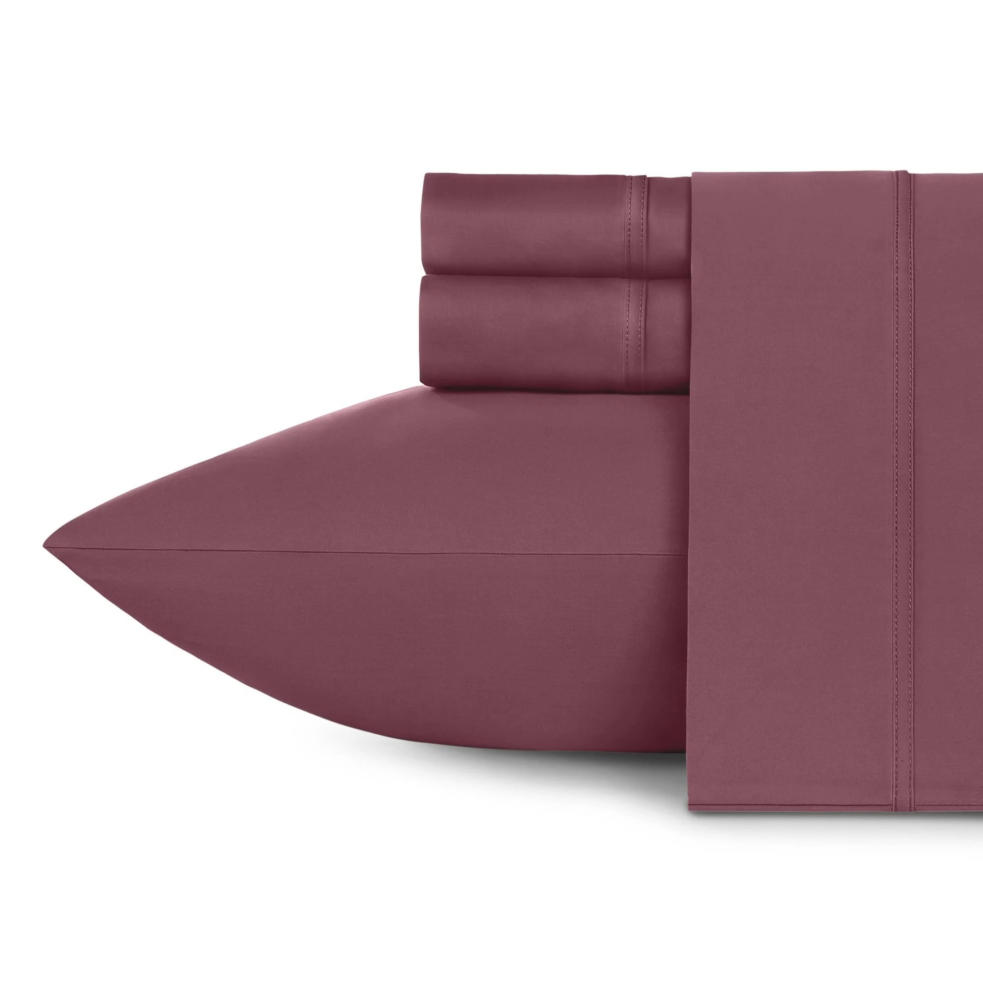 California Design Den Luxe - 600 Thread Count- 100% Cotton Sateen Sheet Set - Queen / Deco Rose / 100 % Sateen N3OWFP_QLOM