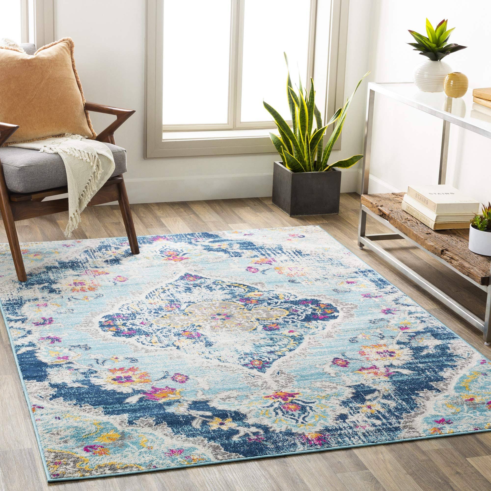Artistic Weavers Antioch Blue Area Rug, 2'FTMOPM_PHZ9