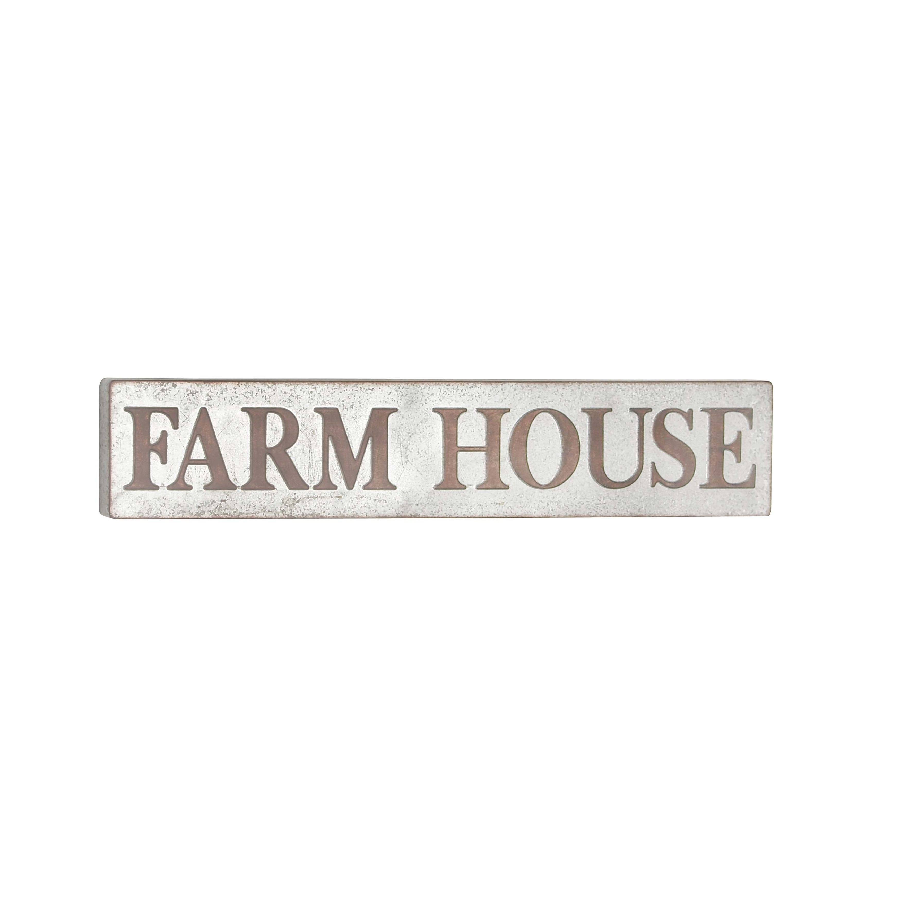 Decmode Farmhouse Iron Rectangular Wall QSYFC5_1RDR