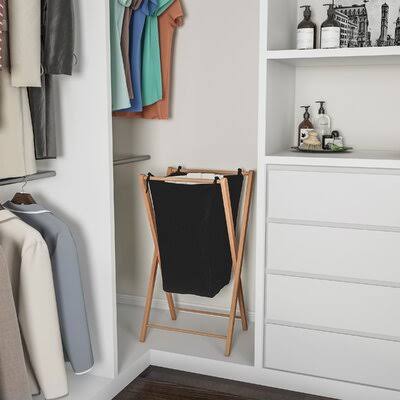 Bamboo Laundry Hamper Dotted KV8F0P_GCAL