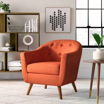 Henley Barrel Chair Fabric: Polyester Blend IWJHL1_HXDT