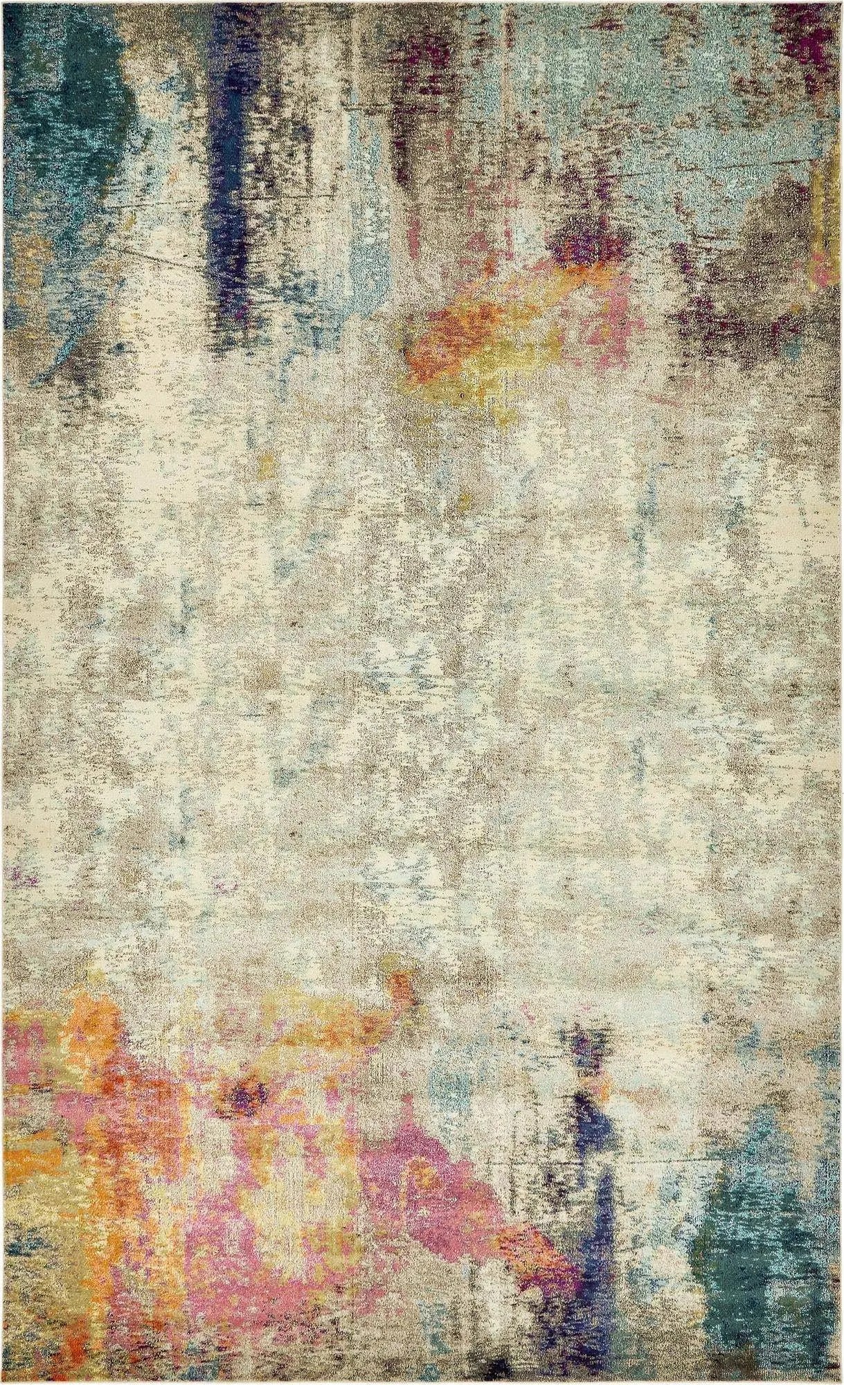 Unique Loom Chromatic Tybee Beige 10' 6 x 16' 5 Area KCZTUK_STQD
