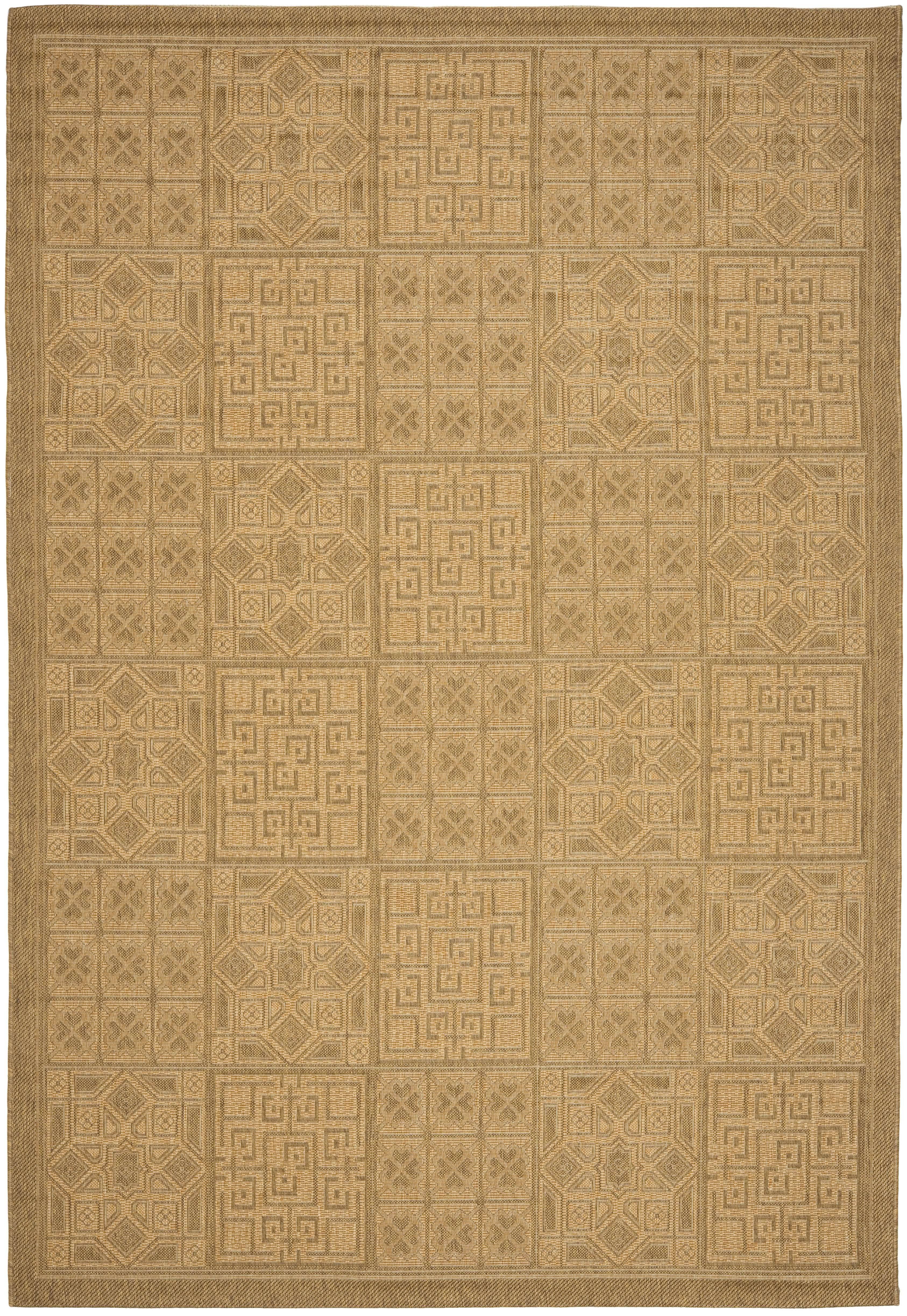 Safavieh Courtyard Area Rug CY6947 Gold / Natural, 6' GBT09A_LZ7H